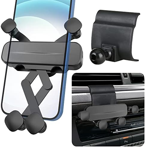 Audi-Compatible UNQIN Car Phone Holder Mount – 360° Rotation Smartphone Bracket for A6, A7, S6, S7, RS6, RS7 & Allroad (2012-2018) – Ultimate Hands-Free Navigation & Stylish Interior Solution – Easy Tool-Free Install, Durable Design, Adjustable Viewing Angles for Enhanced Safety