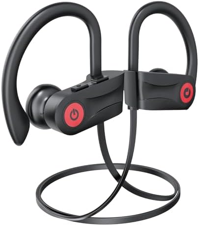 Boean Wireless Bluetooth Earbuds – IPX7 Waterproof Sports Headphones with 16 Hours Playtime & HD Deep Bass Sound for Active Lifestyles – Enhanced Bluetooth 5.3 Connectivity for Seamless Listening and Workout Performance