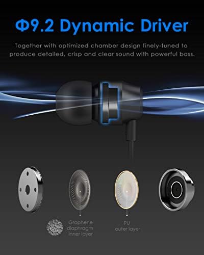 PALOVUE Lightning Magnetic Earbuds – MFi Certified In-Ear Headphones for i Phone 14, 13, 12, 11 Pro Max, X & i Pad – Premium Audio Quality & Hands-Free Microphone – Sleek Metallic Black Design for Ultimate Comfort and Style
