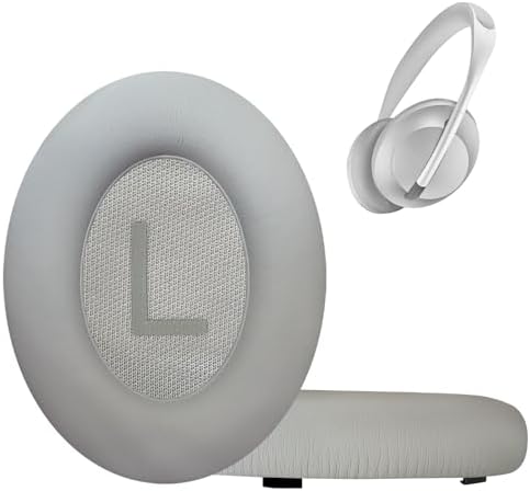 Upgrade Your Bose 700 Wireless Headphones with Luxurious Replacement Ear Cushions – Premium Soft Protein Leather & High-Density Noise Cancelling Foam for Superior Comfort and Sound Isolation – Seamless NC700 Compatibility in Sleek Black