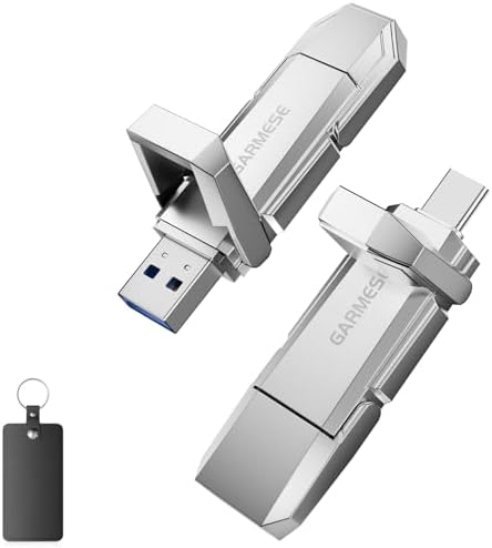 High-Speed 128 GB USB C Flash Drive – Dual USB-A and USB-C Memory Stick with 450 MB/s Transfer Rate for Effortless Data Storage Across Smartphones, Tablets, Computers & Game Consoles – Compact & Durable Design for Ultimate Portability