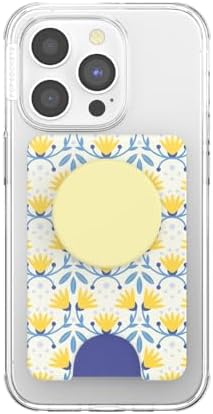 Transform Your Mobile Experience with the Butterfly Pea Blue Pop Sockets Phone Wallet – Stylish Grip, Mag Safe Integration, and Wireless Charging Ready Card Holder for Ultimate Convenience on the Go