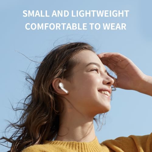 Revolutionary Bluetooth 5.3 Wireless Earbuds with Advanced ENC Noise Cancellation – 20 Hours of Playtime, Ergonomic In-Ear Comfort, Touch Controls, USB-C Fast Charging, IPX4 Water Resistance – Ideal for Music Enthusiasts and Active Lifestyles Seeking Unmatched Sound Clarity and Convenience