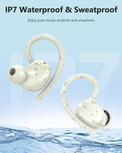 Transform Your Audio Experience with Cutting-Edge Bluetooth 5.4 Wireless Earbuds – Hi-Fi Stereo Sound with Advanced ENC Noise Cancellation – IP7 Waterproof for Ultimate Durability – 68-Hour Battery Life with Dual LED Display for Real-Time Monitoring – Perfect for Active Lifestyles and Everyday Connectivity