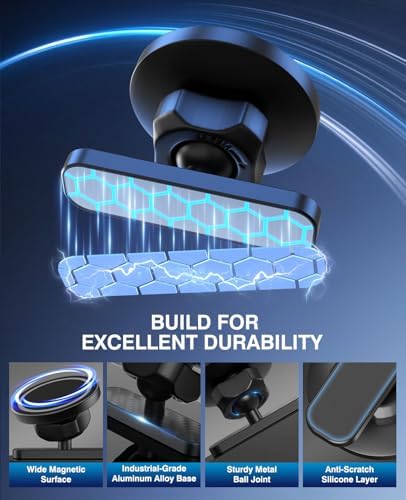 Innovative Mo Ko Dual Magnetic Phone Holder: 360° Adjustable Mount for i Phone 12-16 Series & Mag Safe – Portable Gym Accessory for Workouts, Golf Carts, and Cars – Ultimate Stability and Versatile Design for Fitness Enthusiasts