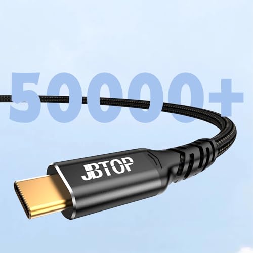 Ultra-Fast 80 Gbps USB-C Charging Cable – 1.5 FT Thunderbolt 5/4/3 Compatible – 240 W Power Delivery for i Phone 16/Pro/Plus/Pro Max & Samsung Galaxy – Dual 8 K/Single 16 K Video Output for Maximum Performance – Unmatched Speed & Durability for Tech Enthusiasts