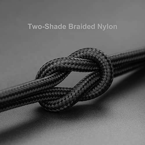 Fast Charging Nylon Braided i Phone Charger Cable – 3-Pack, 3 FT MFi Certified Lightning Cords for i Phone 14/13/12/11 Pro Max/XR/XS/X/8/7/Plus/6 S, i Pad, i Pod, and Air Pods – Enhanced Durability and Compatibility for Optimal Performance