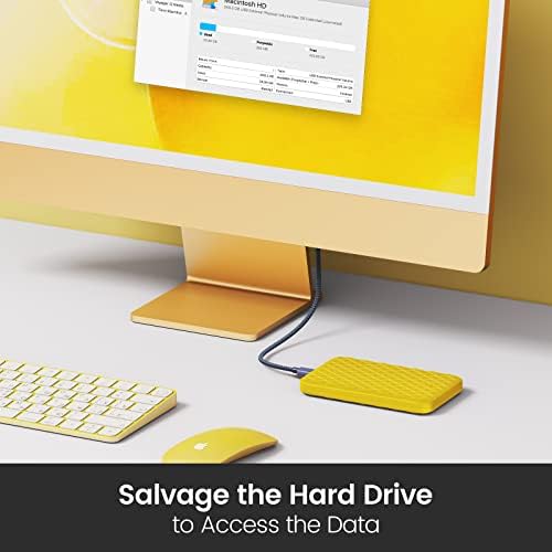 Dual-Bay M.2 SSD Enclosure for High-Speed Data Transfer – 10 Gbps NVMe & 6 Gbps SATA Compatibility, Tool-Free Aluminum Caddy for 2280/2260/2242/2230 SSDs, UASP Support, Sleek Grey Design – Perfect Solution for Professionals and Tech Enthusiasts