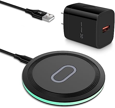 15 W Fast Wireless Charging Pad Duo for Samsung Galaxy S24 FE, S25 Ultra, Z Flip6, Google Pixel 9, i Phone 16 & More – Enhanced Compatibility, Sleek Design & Safety Features Included