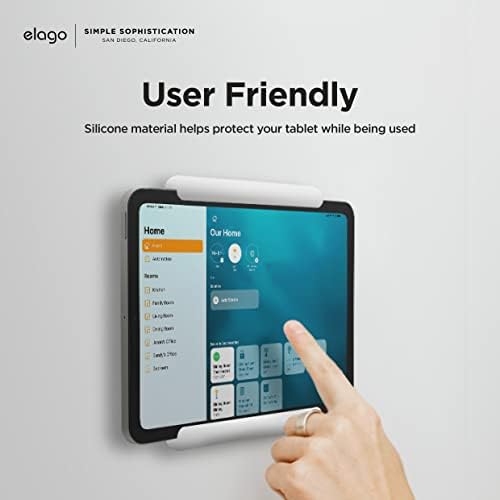 Elevate Your Smart Home with the Elago Wall Mount for i Pads – Stylish and Functional Tablet Stand with Scratch-Free Protection, Effortless Installation, and Integrated Cable Management – Compatible with Mini, Air, and Pro Models for Seamless Home Kit Integration and Enhanced Aesthetics