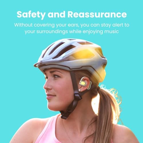 Discover the MOOR Beige Open Wave Wireless Earbuds: Premium Bluetooth 5.3 Headphones with 40-Hour Playtime, Enhanced ENC Noise Cancelling, and 16.2 mm Dynamic Drivers for Immersive Stereo Sound – IPX4 Waterproof Design for Active Lifestyles, Perfect for Commuting and Outdoor Adventures.