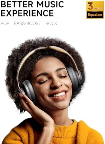 Transform Your Sound Experience with Picun B8 Over-Ear Wireless Bluetooth Headphones – Incredible 120-Hour Battery Life, Custom EQ Modes, and Powerful Deep Bass for Ultimate Immersion – Ideal for Travel, Office, and Daily Adventures in Chic Purple