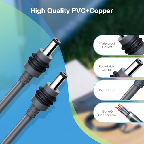 Starlink Mini USB C to DC Power Cable – 16 FT Waterproof Charging Cord for Enhanced Starlink Performance | Compatible with 100 W+ Power Banks & PD Chargers | Premium Speed & Durability for Outdoor Use | Essential Accessory for Seamless Connectivity