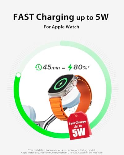 Ultimate 3-in-1 Mag Safe Wireless Charging Station for Apple Devices – Fast, Space-Saving Charger for i Phone 12-16, Apple Watch, and Air Pods – Enhanced Compatibility and Sleek Design for Organized Spaces