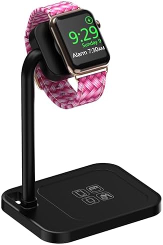 Advanced 2-in-1 Charging Station for i Watch & i Phone – Fast Charging Dock for i Phone 16/15/14/13/12/11/X/8, i Watch Series Ultra/10/9/8/7/6/SE/5/4/3/2/1, and Air Pods 2/3/4 – Elegant White Design for Optimal Device Organization and Speed Boost