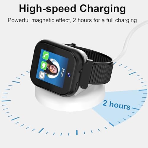 Rapid Charge Portable Dock for T-Mobile SYNC UP Kids Watch 2 – 5 ft Versatile Cable & Sleek White Adapter for Home, Office, and Travel – Essential Smartwatch Charger for Active Parents with Enhanced Compatibility and Durability