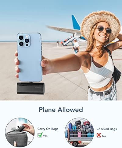 Ultra-Compact 5000 m Ah Charmast Portable Charger – 20 W PD Fast Charging Power Bank for i Phone 14/13/12/11/XR/8/7/6 – Mini Battery Pack with Enhanced Compatibility for On-the-Go Power Solutions