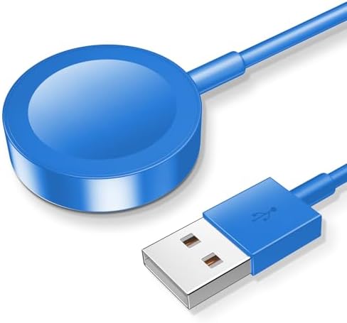 Magnetic Fast Charging Cable for Apple Watch – Portable 1.6 FT Wireless Charger Compatible with All i Watch Series Ultra/10/9/8/7/6/SE/SE2/5/4/3 – Quick Connection & Enhanced Durability for Effortless Charging