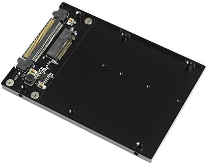 Transform Your M.2 NVMe SSD into High-Performance U.2 Storage with Vantec’s Multi-Size SSD Adapter – Plug-and-Play, Hot-Swappable, and Compatible with 2230/2242/2260/2280 Formats – Ideal for Gamers, Professionals, and Data-Intensive Applications – Durable Black Design for Enhanced Reliability and Speed