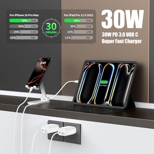 Experience lightning-fast power with the i Phone 16, 15 Pro Max 30 W USB-C Charger Block – the ultimate fast charging solution for your devices. This advanced charger is engineered for efficiency, delivering rapid power-ups to your i Phone 16, 16 Pro Max, 15, 15 Pro Max, 15 Plus, i Pad, and Galaxy S24. Equipped with versatile 3, 6, and 10 FT Type C cables, this charger adapts to your lifestyle, providing the flexibility you need while keeping your devices charged. Enjoy enhanced compatibility with a wide range of electronics, ensuring a seamless charging experience across your tech ecosystem. Constructed from premium materials, this durable charger withstands everyday use, making it an essential companion for your charging routine. Say goodbye to long charging times and embrace the reliability of our fast charging capabilities—stay connected and powered anywhere, anytime with this indispensable accessory. Perfect for home, office, or travel, this charger elevates your power management experience to new heights.