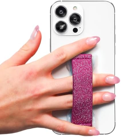 Premium LOVEHANDLE PRO Silicone Phone Grip – Versatile Magnetic Mount & Kickstand for Smartphones/Tablets – Bubblegum Pink Glow – Effortless One-Handed Control & Enhanced Device Compatibility – Waterproof & Easy-to-Clean Design for Stylish Protection and Functionality – Ideal for Selfies, Texting, and Streaming – Innovative 360° Kickstand for Vertical/Horizontal Use – Durable Silicone Strap with Strong Internal Magnets – Perfect for Everyday Use – Family-Owned Quality from Texas