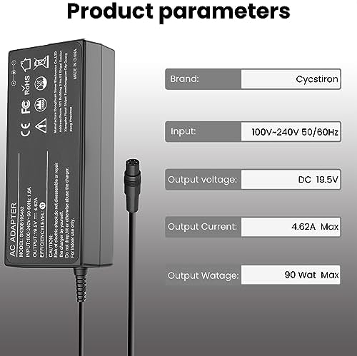 Universal 90 W Laptop Charger AC Adapter with 16 Connectors for Fast Charging – Compatible with HP, Dell, Lenovo, Acer, Asus, Toshiba, and More – Versatile Power Solution for All Notebook Brands – CE/FCC/ROHS Certified for Safety and Efficiency – Perfect for Home, Office, and Travel Use – Global Input Voltage 100-240 V, Ideal for Ultrabooks and Chromebooks – Enhanced Protection Features Including Short Circuit, Overcurrent, and Overvoltage Safety – 30-Day Hassle-Free Return Policy and 12-Month Warranty for Peace of Mind – Streamline Your Charging Experience with One Adapter for Multiple Devices – Space-Saving Design for a Clutter-Free Workspace