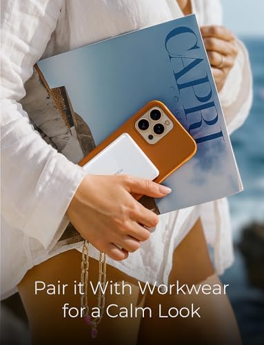 LISEN 0.3-Inch Ultra Slim Mag Safe Portable Charger for i Phone – 5000 m Ah Wireless Battery Pack for Effortless Travel Charging – Essential Magnetic Power Bank Compatible with i Phone 16 Pro Max/15/14/13/12 – Fast Charging, Lightweight Design for On-the-Go Convenience