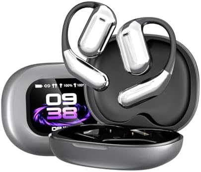 Erazers XP2 Bluetooth Sports Earhooks – Premium Over-Ear Headphones with Smart Touch Charging Case, IPX6 Waterproof Protection, and Superior Noise Cancellation for Crystal-Clear Audio During Workouts – Ideal for Fitness Lovers and Active Individuals Seeking Unmatched Sound Quality and Comfort