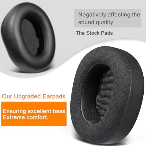 Ultimate Comfort Upgrade: SOULWIT High-Density Mesh Replacement Earpads for Steelseries Arctis Nova Pro Wireless Headphones – Enhanced Noise Isolation Foam Cushions for Immersive Sound Quality – Sleek Black Design