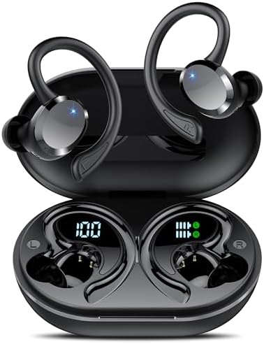 Ultimate Performance Wireless Earbuds – Advanced Bluetooth 5.4 Technology with 68-Hour Playtime, IPX7 Waterproof Design, and ENC Noise-Canceling Mic for Unmatched Clarity During Workouts and Daily Use