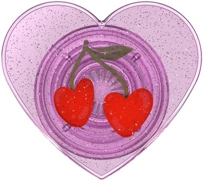 Elevate Your Smartphone Experience with the Mag Safe Compatible Pop Sockets Grip – Stylish Enamel Silver Heart Design, Magnetic Phone Stand & Secure Grip for i Phone, Ideal for Hands-Free Viewing & Effortless Wireless Charging, Customizable Swappable Top for Personal Flair