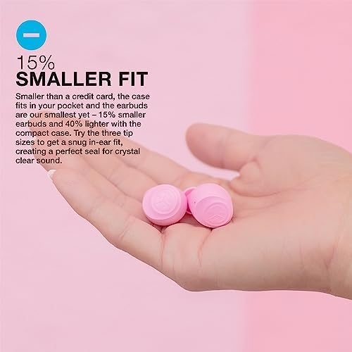 JLab Go Air Pop True Wireless Earbuds – 32 Hours Playtime, Dual Connect Bluetooth Earphones with EQ3 Sound, Lightweight In-Ear Headphones for Ultimate Comfort and Crystal-Clear Calls, USB Charging Case Included, Perfect for Active Lifestyles and Everyday Use