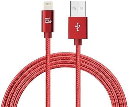 LAX MFi Certified Lightning Cable for i Phone & i Pad – 6 ft Durable Braided USB Cord with Fast Charging Capability for Enhanced Performance and Compatibility Across All Devices