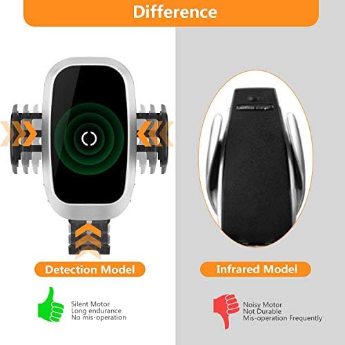 Innovative Wireless Car Charger with Auto-Clamping Cup Holder Design – Rapid Charge for i Phone 16 Pro Max & Samsung Galaxy S24 Ultra – Versatile Air Vent Mount for Safe Hands-Free Navigation and Enhanced Accessibility