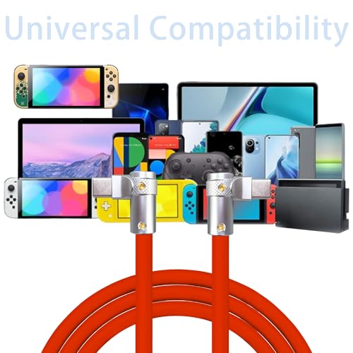 Transform Your Charging Routine with Chubbycable Flex Elbow Pro – 90-Degree USB-C Cable for Lightning-Fast 240 W Power Delivery, Durable Ultra-Thick Silicone Build, Perfect for Convenient Access in Tight Spaces, Ideal for Mobile Phones, Tablets, and Gaming Enthusiasts