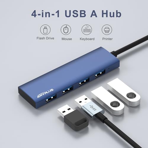 Unlock Seamless Device Connectivity with Our Compact 2 ft USB 3.0 Hub & Multiport Splitter – High-Speed Adapter for Laptops, PCs, i Macs & More – Effortlessly Connect Multiple Devices for Enhanced Productivity on the Go!