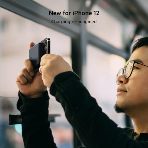 Belkin Mag Safe Wireless Power Bank – 7.5 W Portable Charger for i Phone 16, 15, 14, 13, Plus, Pro, Pro Max, Mini & Air Pods – Sleek Magnetic Battery Pack for Fast, Reliable Charging on the Go – Ideal Travel Companion in Black