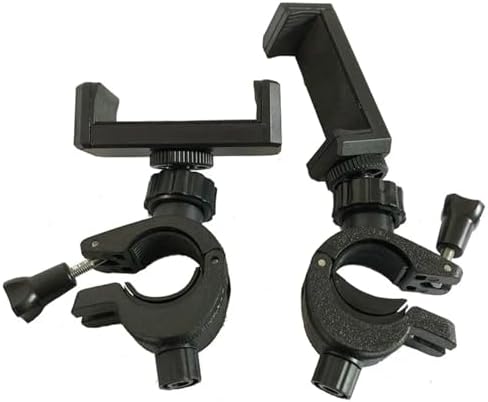 Hands-Free Luggage Phone Holder Mount for Travelers – Versatile Smartphone Accessory for Trolleys, Strollers, and Wheelchairs – Elevate Your Mobility with Quick Access and Adjustable Viewing Angles for i Phone and More