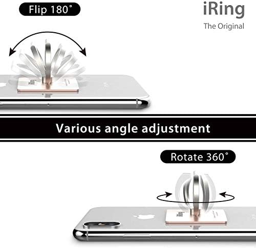 Wireless Charging-Ready i Ring Link Phone Holder – Pearl White Finger Grip & Stand for Ultimate Smartphone Security and Versatility – Compatible with i Phone, Galaxy & All Smartphones – Enhanced 360° Rotation & 180° Flip Design for Effortless Photo Angles – Durable Zinc Alloy & Polycarbonate Construction for Long-Lasting Use – Ultra-Strong Adhesive for Secure Attachment – Detachable Plate for Seamless Wireless Charging – Perfect for Video Calls, Streaming, and Everyday Use – Ideal for All Smartphone Models Including i Phone 14, Galaxy S21, and More – Elevate Your Device Experience with i Ring Link’s Innovative Grip Technology