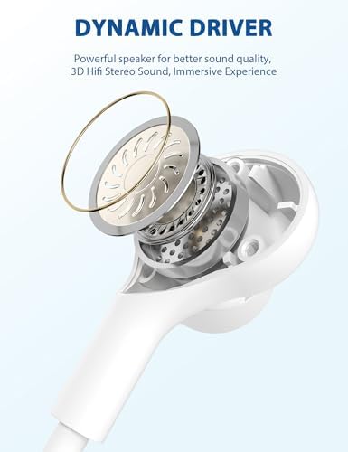 Premium USB Type C Wired Earbuds for i Phone 16 & Samsung Galaxy Devices – Advanced Noise-Canceling In-Ear Headphones with Magnetic Storage for Tangle-Free Use, Exceptional Hi-Fi Stereo Sound for Audiophiles, Enhanced Compatibility with i Pad A16 & Pixel 9 Series – Ultimate Comfort and Crystal-Clear Audio Experience for Music Enthusiasts and Professionals