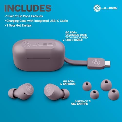 JLab Go Air Pop True Wireless Bluetooth Earbuds – Teal | IPX4 Sweat-Resistant for Active Lifestyles | Dual Connect Technology for Independent Listening | Bluetooth 5 for Effortless Pairing | Customizable Audio with 3 EQ Settings: Signature, Balanced, Bass Boost | Ultimate Comfort & Durability for On-the-Go Enthusiasts