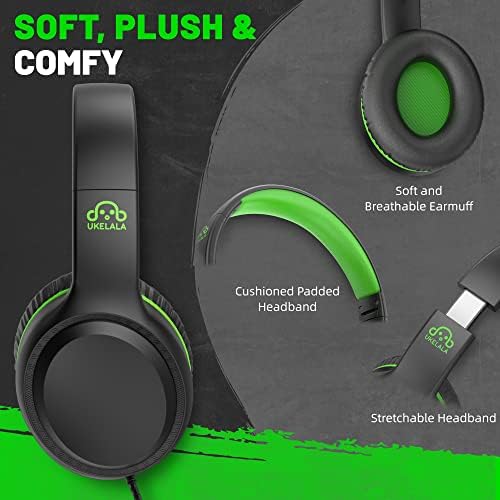 U2 Kids’ Lightweight Wired Headphones in Stylish Pink – Comfortable On-Ear Design Perfect for School, Travel, and Home | Durable, Easy-to-Use Headphones Compatible with i Pads, Tablets, and Laptops | Ideal for Young Girls and Students Seeking Engaging Audio Experience