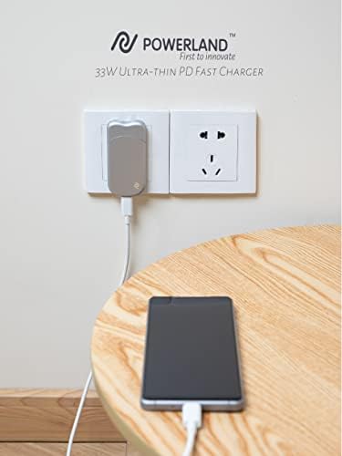 33 W Ultra-Thin USB C Charger – Foldable PD PPS Fast Charging Adapter for i Phone 15/14/13/12, Galaxy, Pixel, i Pad & Mac Book – Enhanced Portability, Safety Features, and Versatile Compatibility for On-the-Go Power Solutions