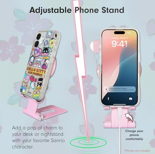 Sonix x Sanrio Character Phone Stand | Adjustable Cell Phone Holder, Desk Stand, Dock | Hello Kitty Classic – Enhanced Compatibility and Speed