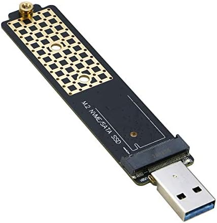 RIITOP M.2 to USB 3.1 Adapter – High-Speed NVMe & NGFF SSD Reader for Effortless Data Transfer, PCI-e & SATA Compatibility, Plug-and-Play Design, Compact & Durable Portable Solution for Tech Professionals