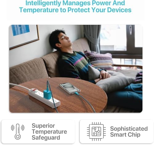 BLACK+DECKER 38 W Dual-Port Fast Charging Wall Adapter – Compact USB-C & Type C Quick Charge Power Supply with Qualcomm QC 3.0 – Perfect for Home, Office & Travel – Versatile PD Charger for Smartphones, Tablets & More