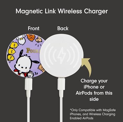 Sonix x Sanrio Hello Kitty & Care Bears Magnetic Mag Safe Charger for i Phone 12-16 Series | 6.5 ft USB-C Fast Wireless Charging Cable | Stylish, Playful, and Efficient Power Solution for Your Device