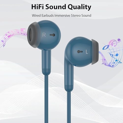Premium USB C Earbuds for i Phone & i Pad – Superior Hi-Fi Stereo Headphones with Advanced Noise Isolation, Integrated Microphone, and Effortless Volume Control – Ideal for Audiophiles and Creative Professionals – Lightweight Ergonomic Design for Ultimate Comfort and Seamless Device Compatibility