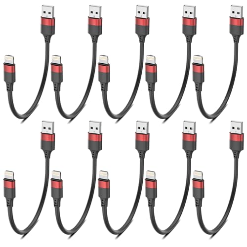 6 inch Short USB C Cable Bulk 10 Pack, Multipack Short USB A to USB C Cable for Fast Charging Stations, 0.5ft Type C Charger Cord for iPhone 16 15 Samsung Galaxy S24 S23 S20 S10 S9 Note 20 10 9 – Enhanced Compatibility and Speed