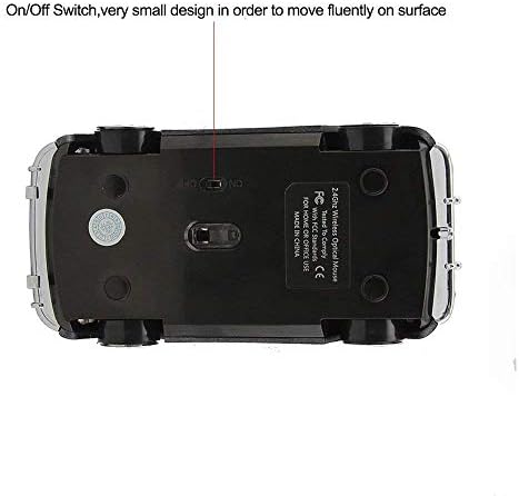 VW Beetle Wireless Sports Car Mouse – Fun & Functional 2.4 GHz Optical Mouse for Computers & Laptops, Ergonomic Design with LED Light, Glossy Finish, Perfect for Home & Office Use